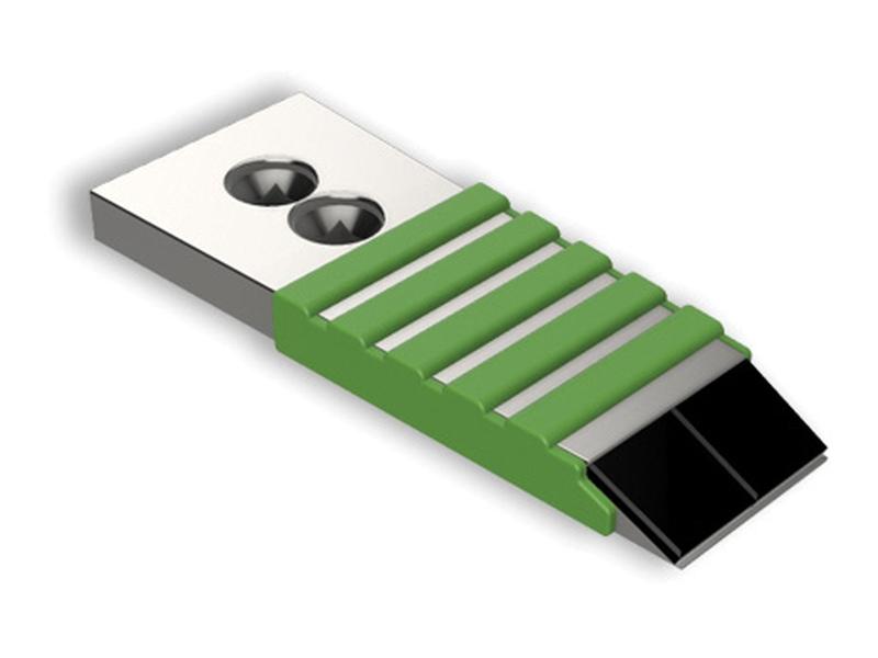 Subsoiler tip with carbide inserts and replacement inserts Image 1