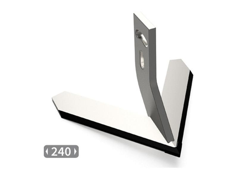 Weeder blade with carbide inserts. Image 1