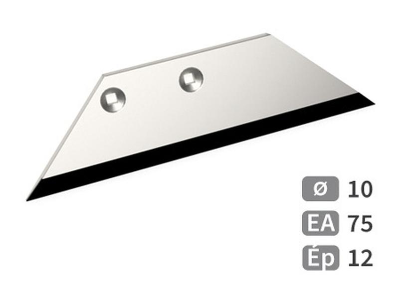Left subsoiler wing with carbide inserts. Image 1
