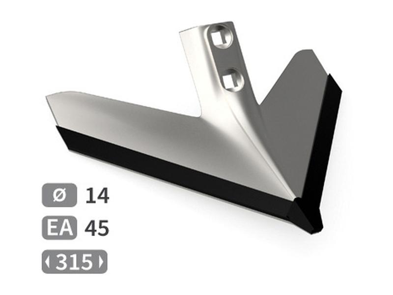 Scalping blade with carbide inserts. Image 1