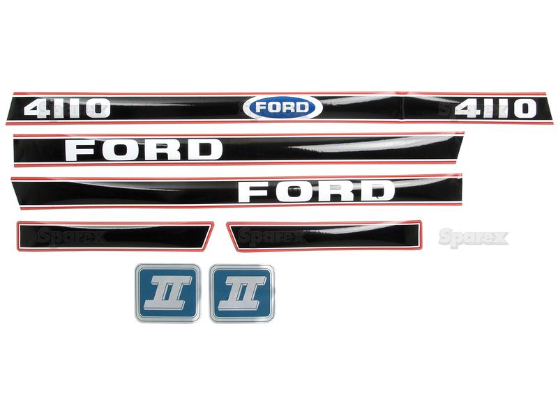 Zestaw naklejek - Ford / New Holland 4110 Force II