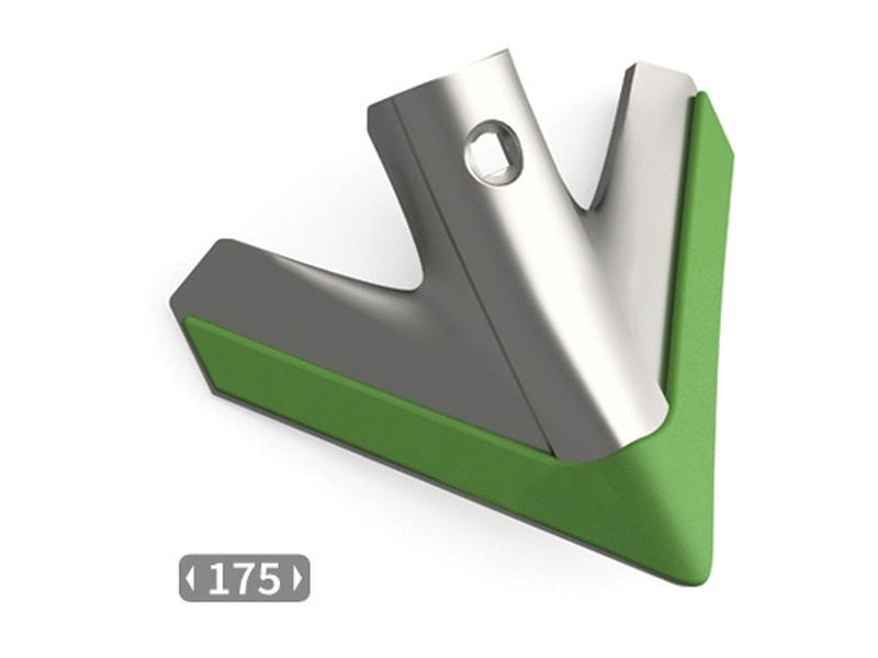 Wing with replacement inserts for a weeder. Image 1