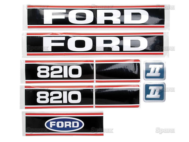 Sett av dekaler - Ford / New Holland 8210 Force II