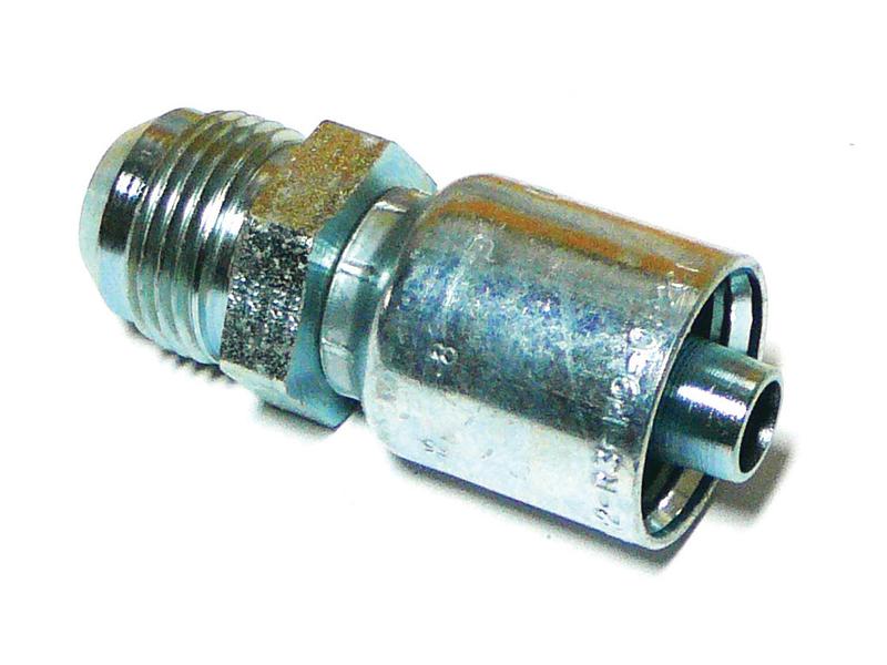 JIC 37° Perskoppeling (43 Serie) 1/2\'\' x 1-1/16 x 12\'\' uitwending Afbeelding 1