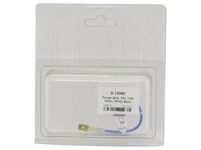 Light Bulb (Halogen) H3, 24V, 70W, PK22s (Agripak 1 pc.)
