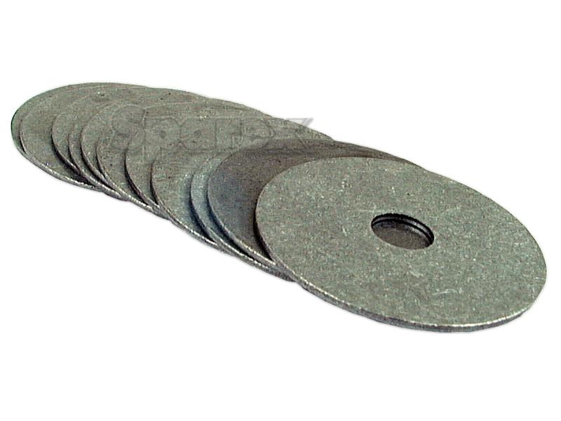 Metrinen korjausaluslevy, Sisä-Ø mm: 7mm, Ulko-Ø mm: 39mm, DIN or Standard No. DIN 7973)