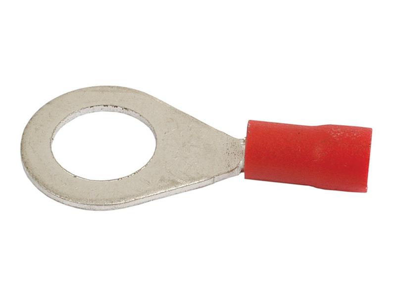 Pre Insulated Ring Terminal, Standard Grip, 8.4mm, Red (0.5 - 1.5mm)