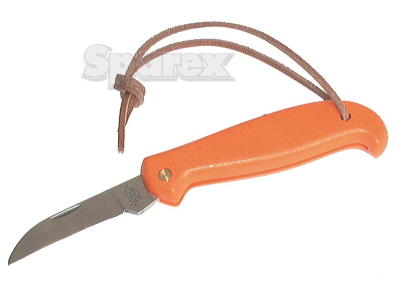 Penknife Orange Plastic Handle
