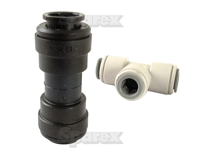 Straight Connector - 12mm