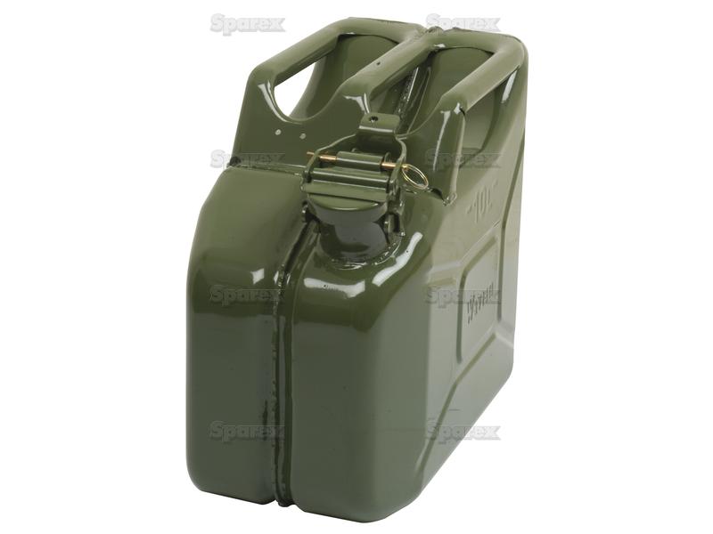 Metal Jerry Can - Green 10 ltr(s) (Unleaded Petrol)
