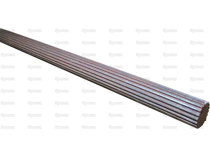 Weasler PTO Splined Shaft - Full Length  - 1 11/16\'\' - 20 Spline, Length 3ft ()