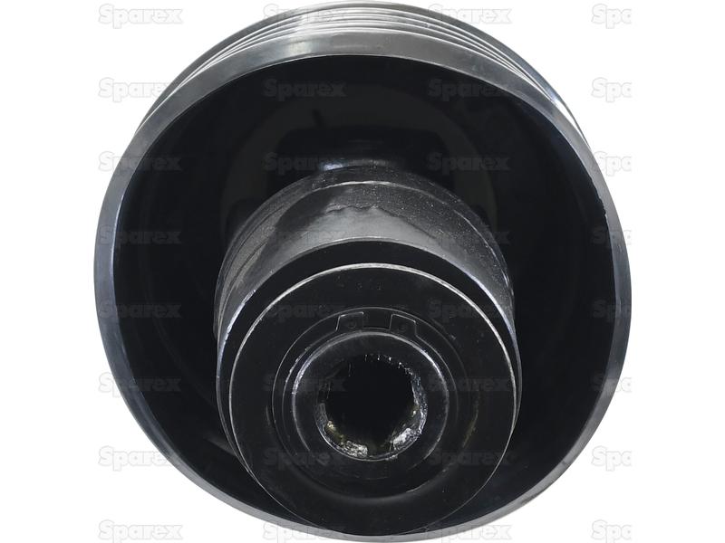GARDLOC PTO Shaft - (Lz) Length: 710 MM, 1 3/8in X 6 Spline Q.r. to 1 3/8in X 6 Spline Q.r. - Sparex Part S.128681