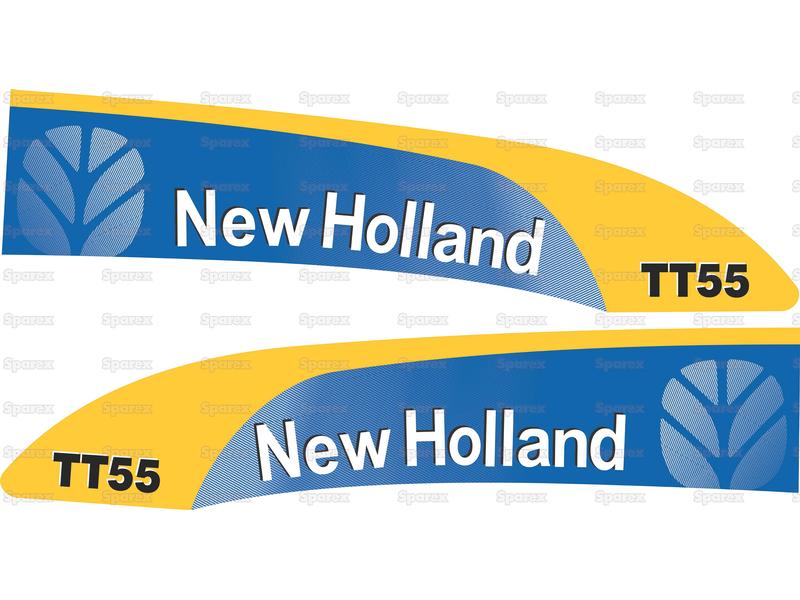 NEW HOLLAND STICKERS DECALS x 2  150mm x 30mm Tractor