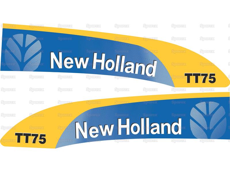 Kit d\'autocollants - Ford / New Holland TT75