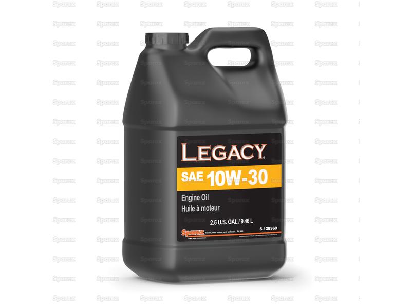 Engine Oil - Gasoline 10W/30, 2.5 Gallons