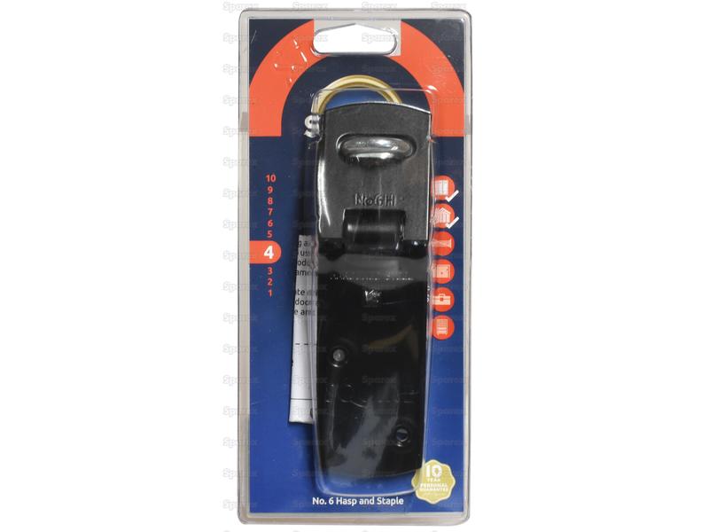 Squire Hasp & Staple - Hardened Clam (Security rating: 8) - S.129863