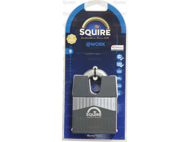 Squire 65CS Warrior Padlock, Body width: 65mm (Security rating: 9) - S.129865
