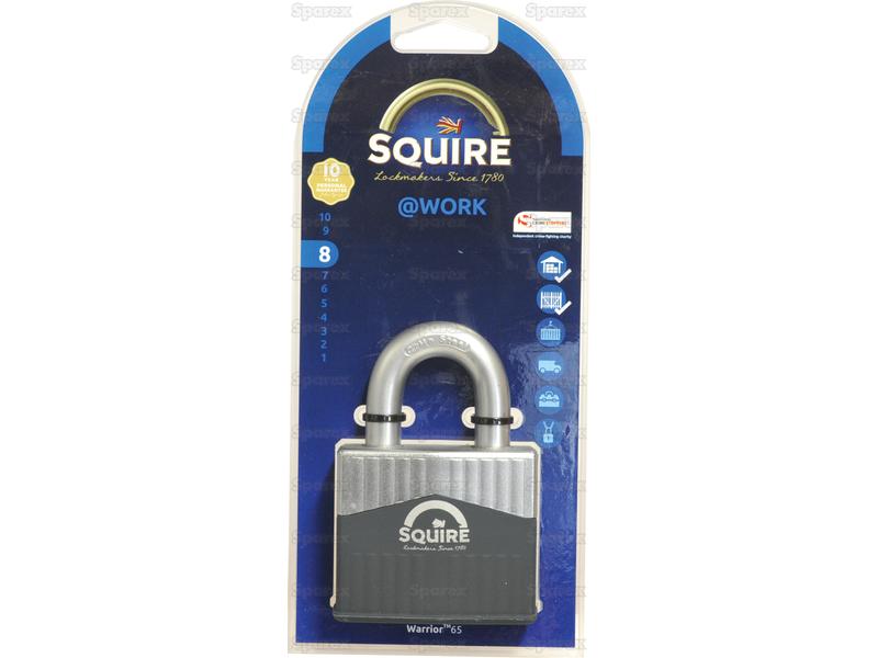 Squire 65 Warrior Padlock, Body width: 65mm (Security rating: 8) - S.129867