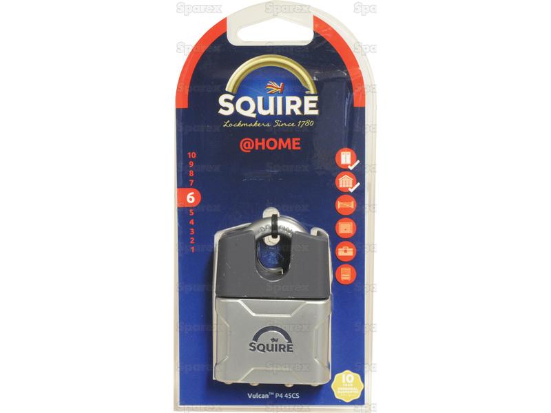 Squire P4 45CS Sicherheitsschloss, Gehäusebreite: 48mm (Sicherheitseinstufung: 6)