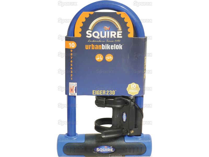 Squire Eiger 230 D-Lock - Blue, Body width: 175mm (Security rating: 10)