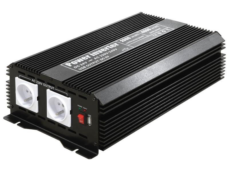 Omvormer 24-230V-2000W Afbeelding 1
