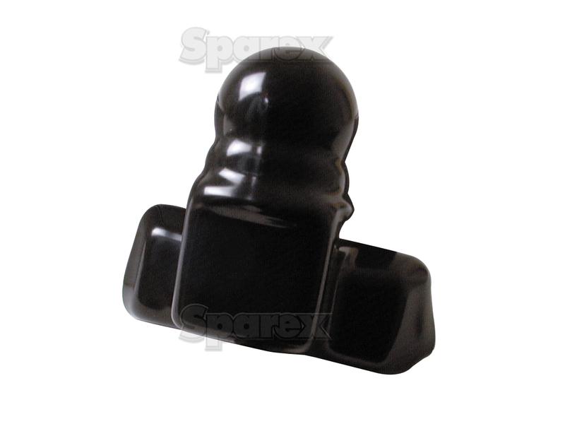 Tow Ball Cap 50mm, Black PVC (2 pcs.)