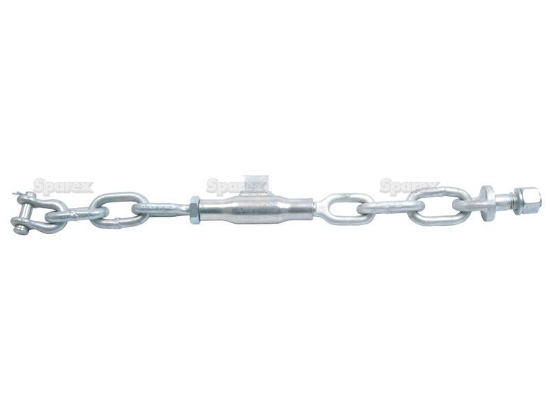 Stabiliser Chain - D-Shackle Ø14mm - Thread Ø20mm - Min. Length:620mm -  M20x2.5 Metric