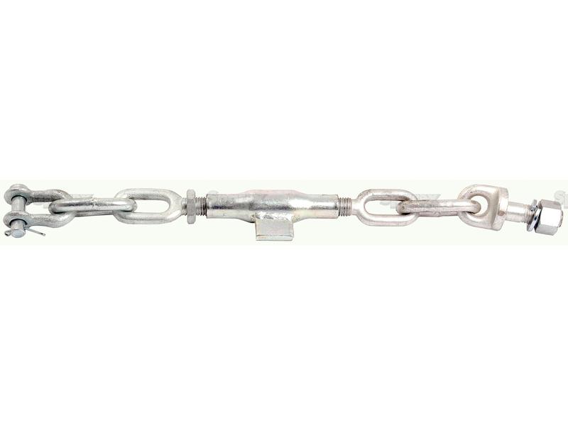 Stabiliser Chain - D-Shackle Ø14mm - Thread Ø20mm - Min. Length:460mm -  M20x2.5 Metric