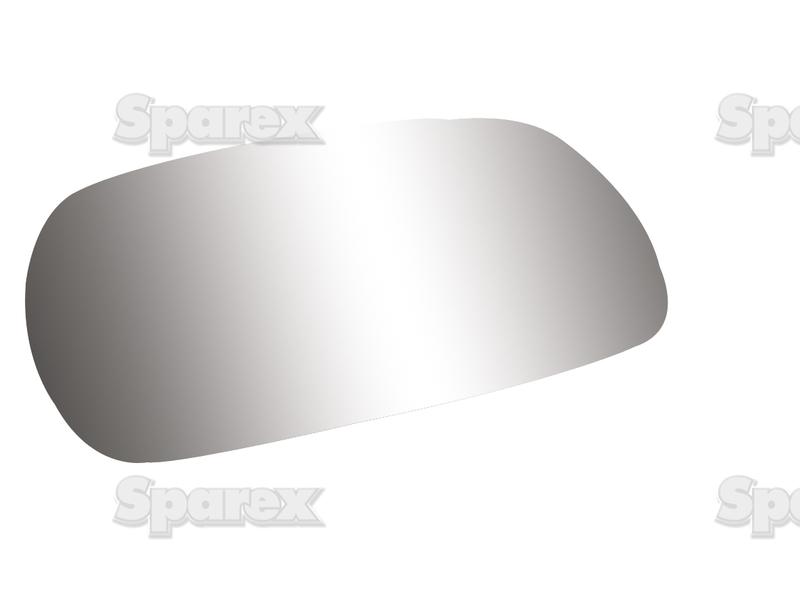 Replacement Mirror Glass - Rectangular, (Convex), 254 x 152mm