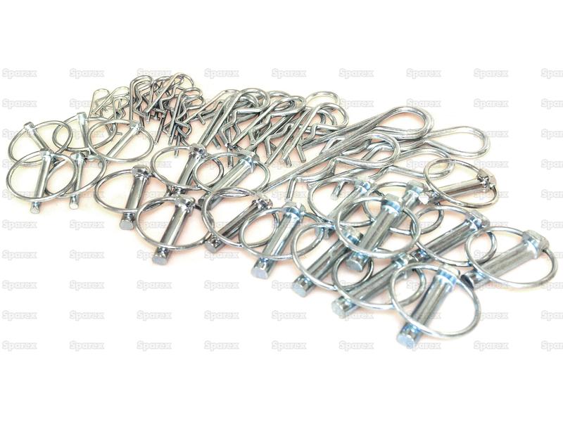 Linch Pin & Grip Clips Combination Pack (50&nbsp;pcs. Bag) - S.13447