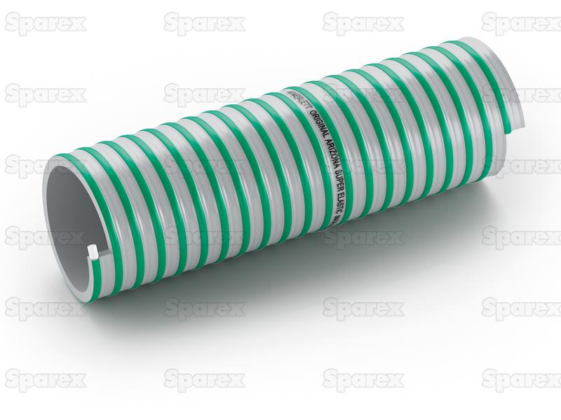 Tubo PVC liquame - Spirale rotonda (Arizona SuperElastic), Tubazione ID: 90mm (31/2\'\')
