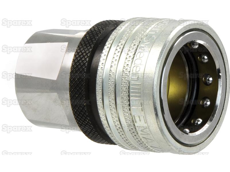 Parker Quick Release Hydraulic Coupling Female 3/4\\'\\' Body x 3/4\\'\\' BSP Female Thread - S.136293