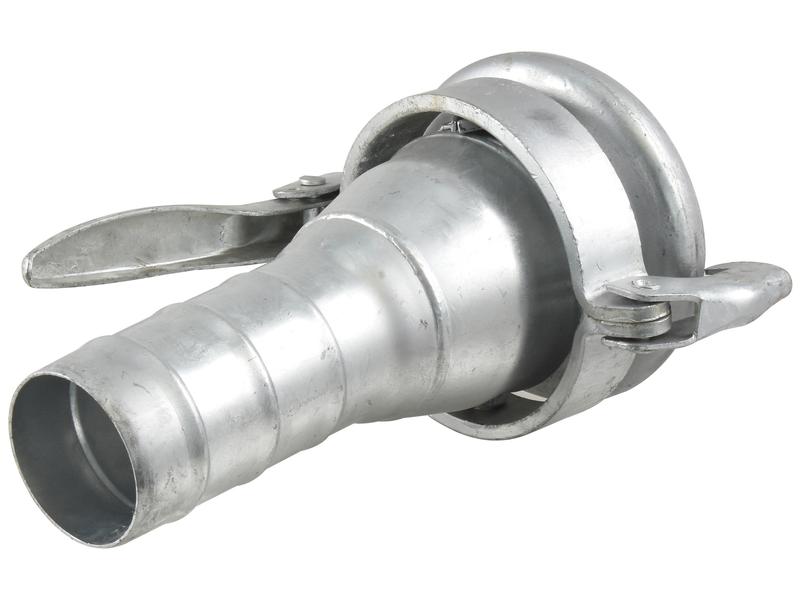 Coupling with hose end Female 6'' (159mm) x4'' (102mm) (Galvanised)