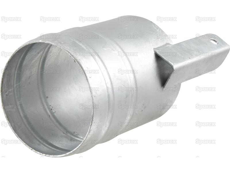 Coupling with Hose End and Handle - Male 6\'\' (150mm) x6\'\' (150mm) (Galvanised)