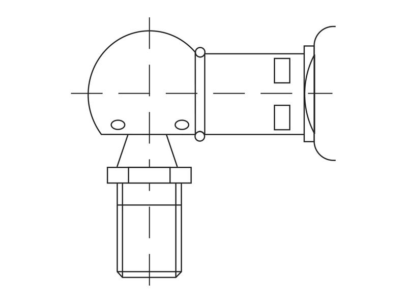 Gasdruckdämpfer,  Gesamtlänge: 635.5mm