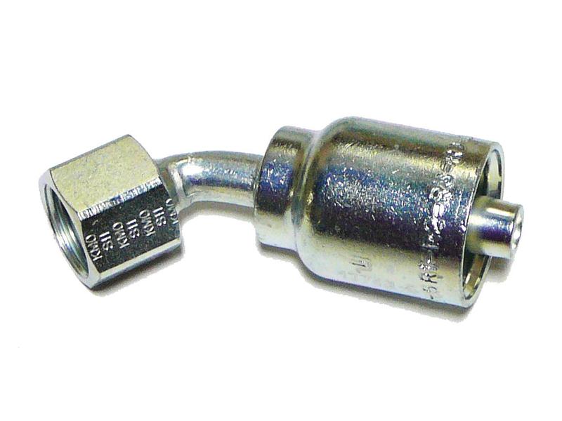 UNF Perskoppeling (43 Serie) 3/8\'\' x 11/16 x 16 Wartel 45° Afbeelding 1