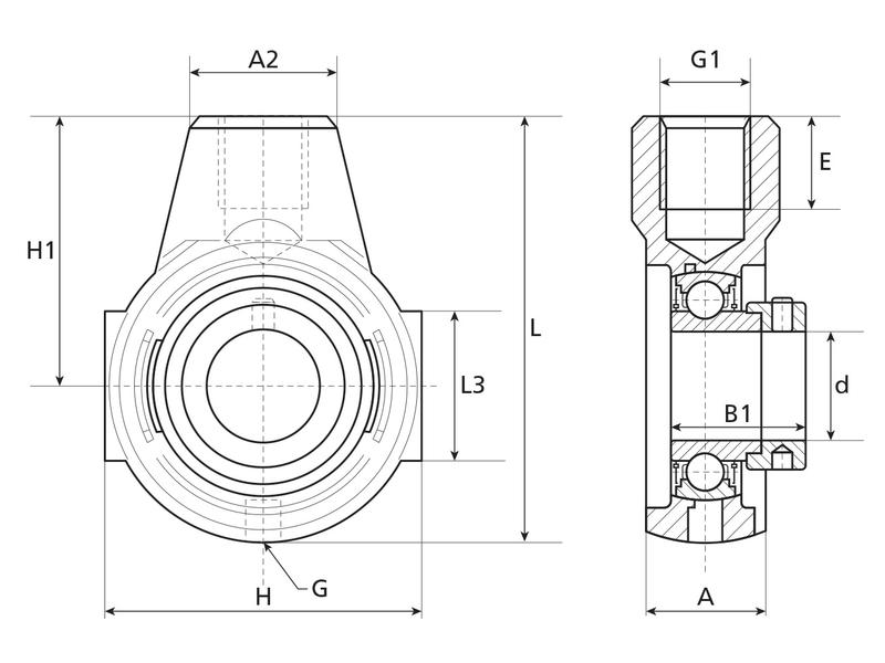 NTN SNR Take up Bearing Unit (ESEHE205)