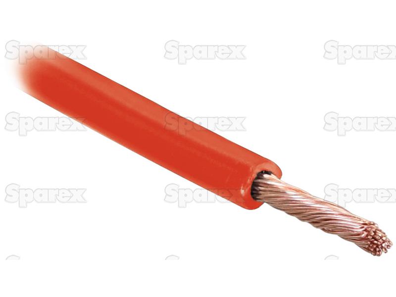 Electrical Cable - 1 Core, 50mm² Cable, Red (Length: 50M), () - S.139734