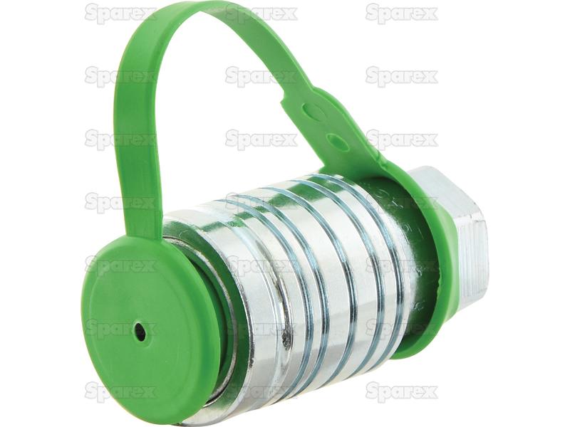 Sparex Dust Plug Green PVC Fits 1/2\'\' Female Coupling