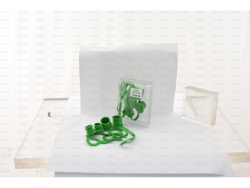 Sparex Couvercle anti-poussière vert PVC Convient pour 1/2\'\' (Agripak 4 pièces)