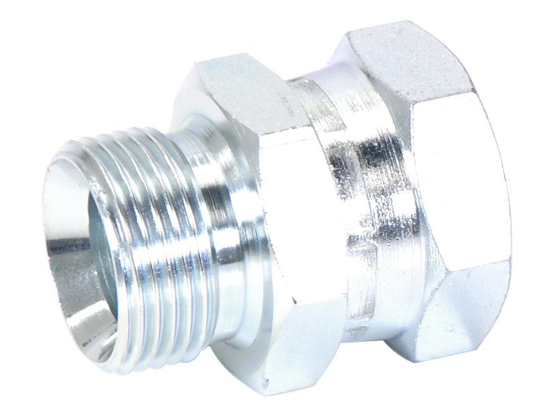 Hydraulic Adaptor 1 Bsp Male X 1 Bsp Swivel Female 9165