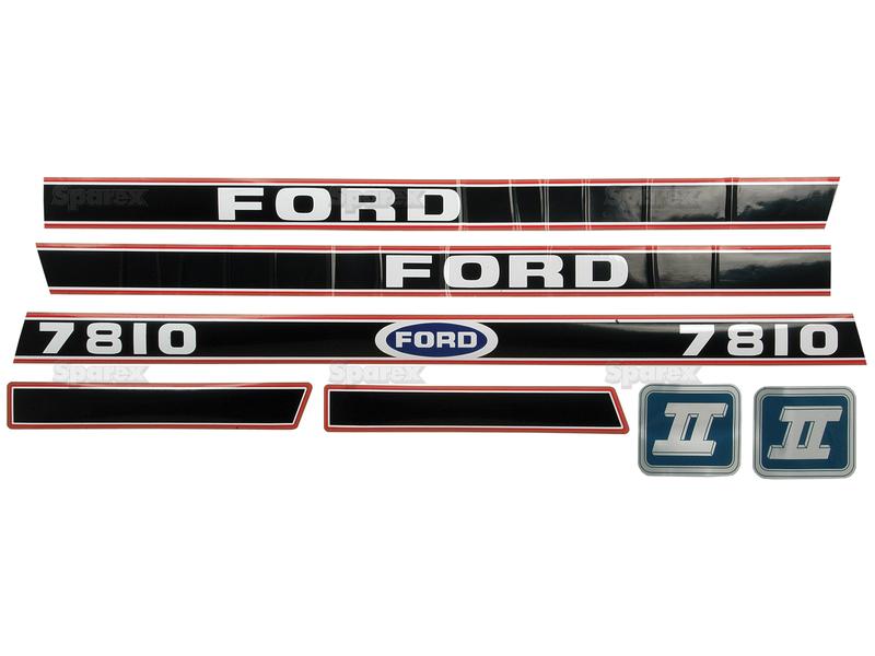 Sett av dekaler - Ford / New Holland 7810