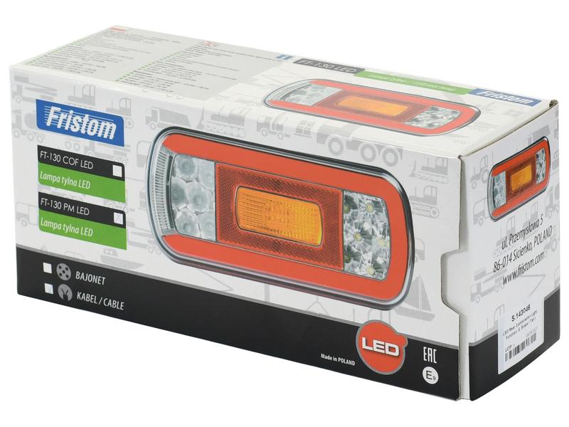 LED Rear Combination Light, Function: 6, Brake / Tail / Indicator / Fog ...