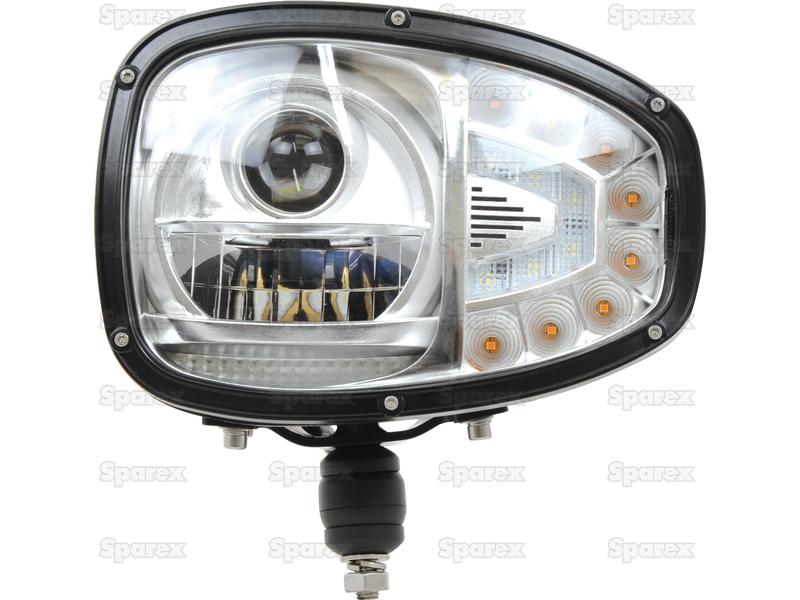 LED Head Light, Interference: Class 3, LH (RH Dip), 1200 - 1290 Lumens Raw, 10-30V