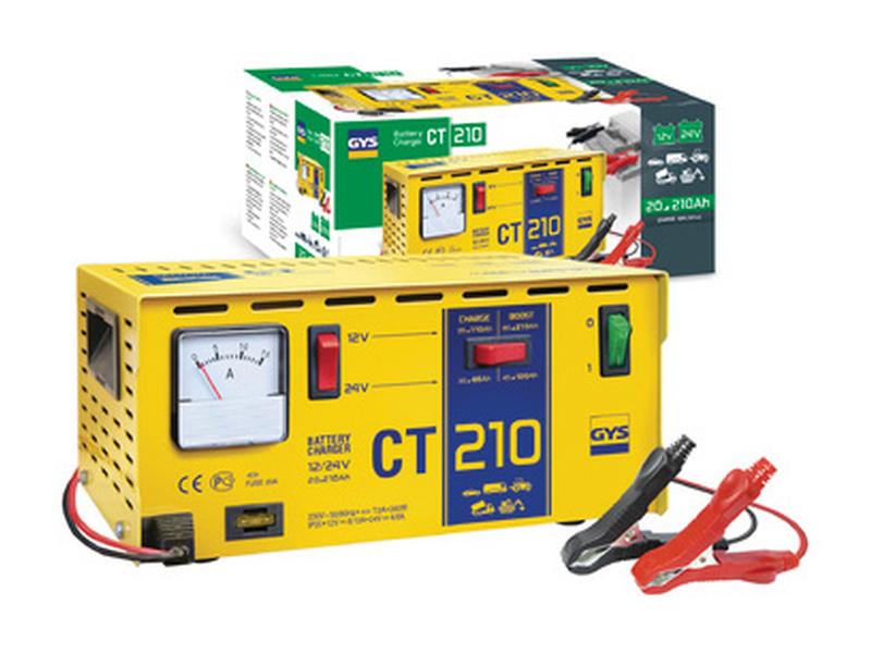 Acculader met booster functie - 12/24VV Stekker) Afbeelding 1