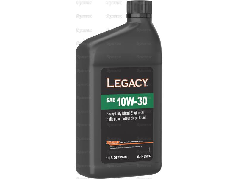 10W-30 Heavy Duty Diesel Engine Oil - 1 Quart Bottle