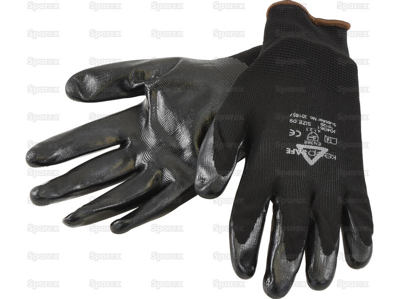 Paire de gants de mécanique Nytec noir - 9/L