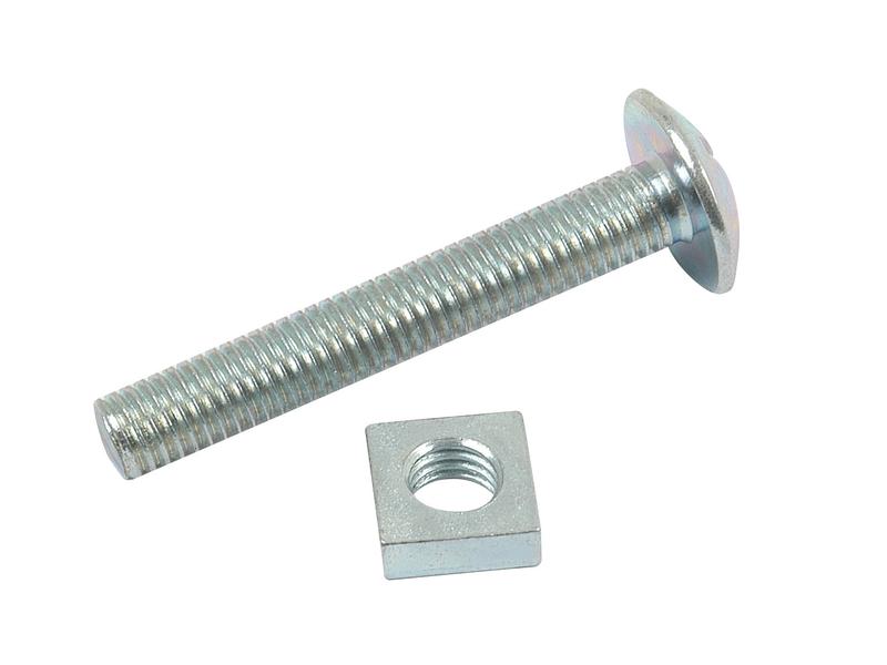 Metric Roofing Bolt & Nut, M5x40mm Image 1