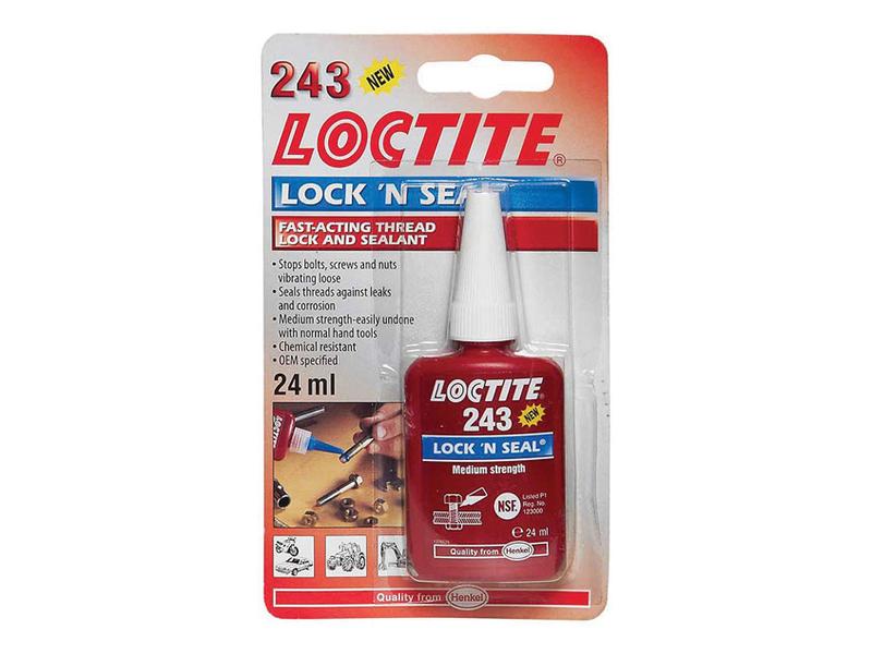 LOCTITE® 243 Schroefdraadborgmiddel - 24 ml