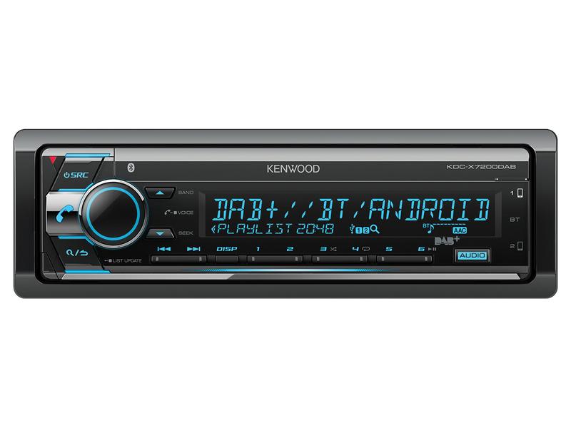 Radio - DAB | Bluetooth | Android | Aux In | iPod-iPhone | Spotify App | Dual USB | CD | Receiver (KDCX7200DAB)